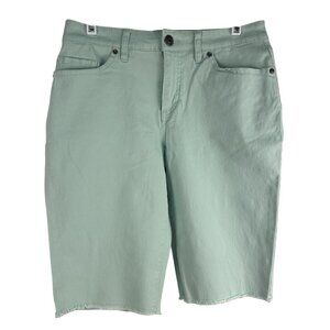 Style & Co Bermuda Womens Shorts Size 4 Mint Green 98% Cotton 2% Spandex
